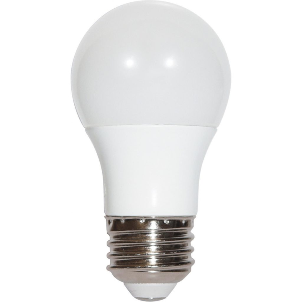 Satco 5.5W A15 Medium Base LED Frosted Warm White Temperature Light Bulb