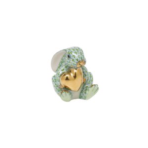 Herend Bunny with Heart - Key Lime