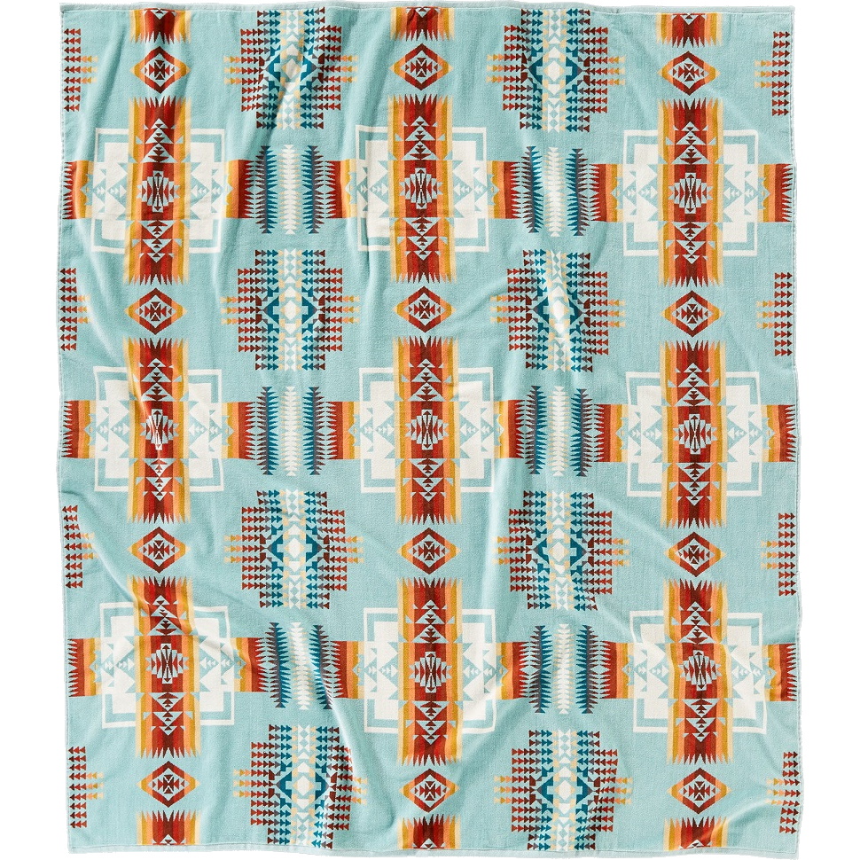 Pendleton Towel for Two with Carrier - Aqua