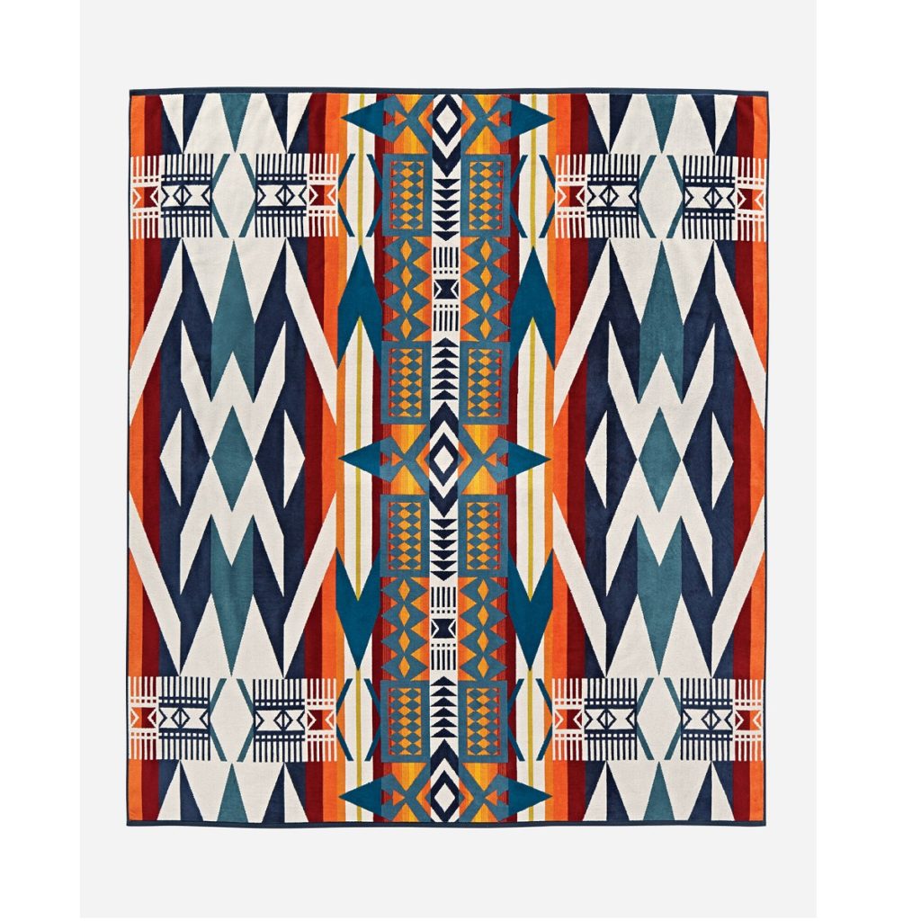 Pendleton Towel for Two with Carrier - Fire