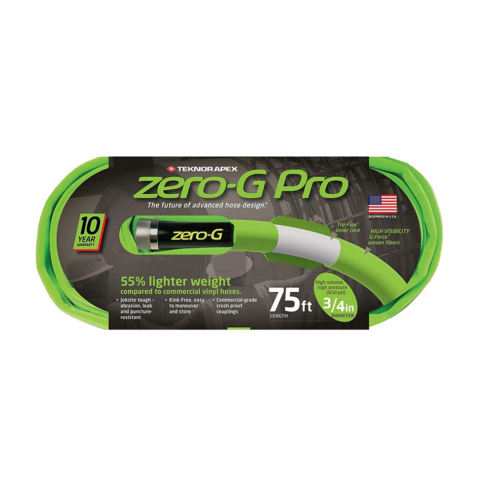 Apex Pro Garden Hose, 3/4" x 75' - Green