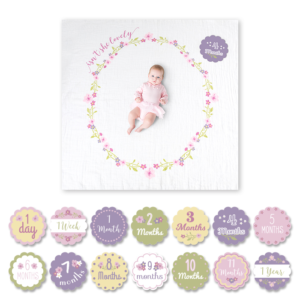 "Isn't She Lovely" Baby's First Year Blanket & Card Set