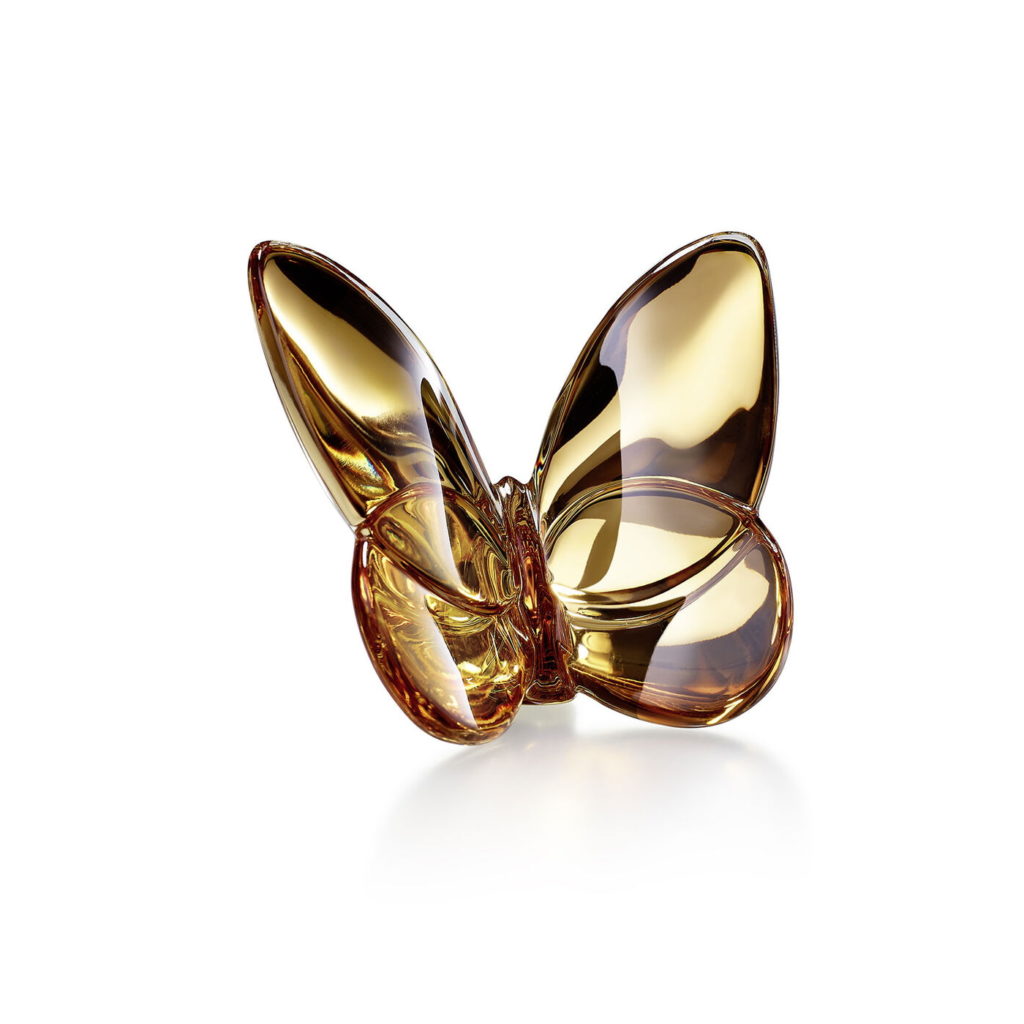 Baccarat Porte-Bonheur Gilded Butterfly – Gold