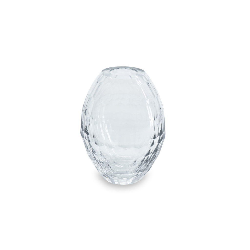 Beatriz Ball GLASS Faceted Teardrop Bud Vase - Clear