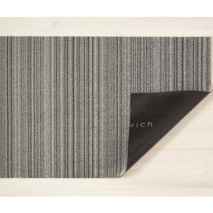 Chilewich 24" x 36" Utility Skinny Stripe Shag Mat - Birch