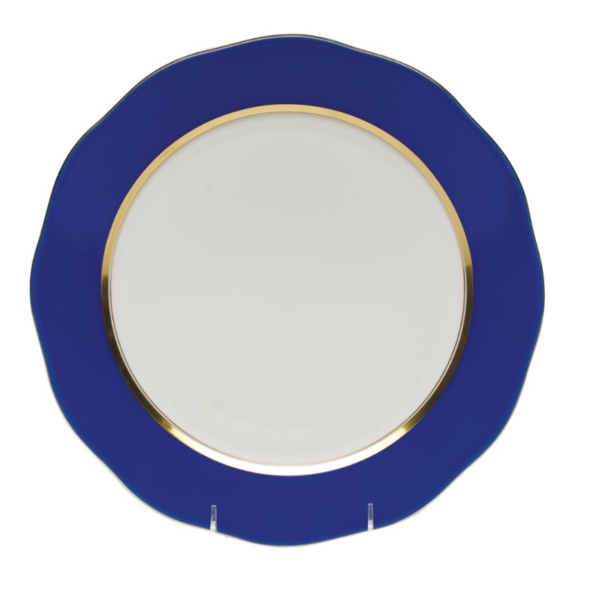Herend Cobalt Blue Charger Plate