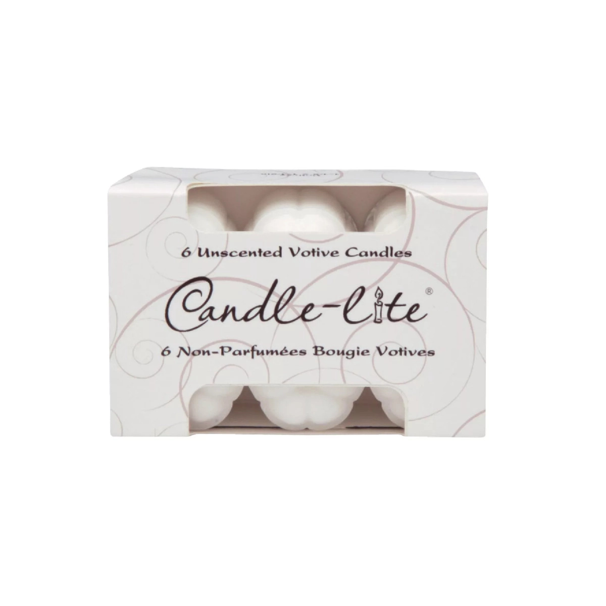 Candle-Lite White Unscented Votive Candles