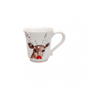Casafina Deer Friends Mug - White