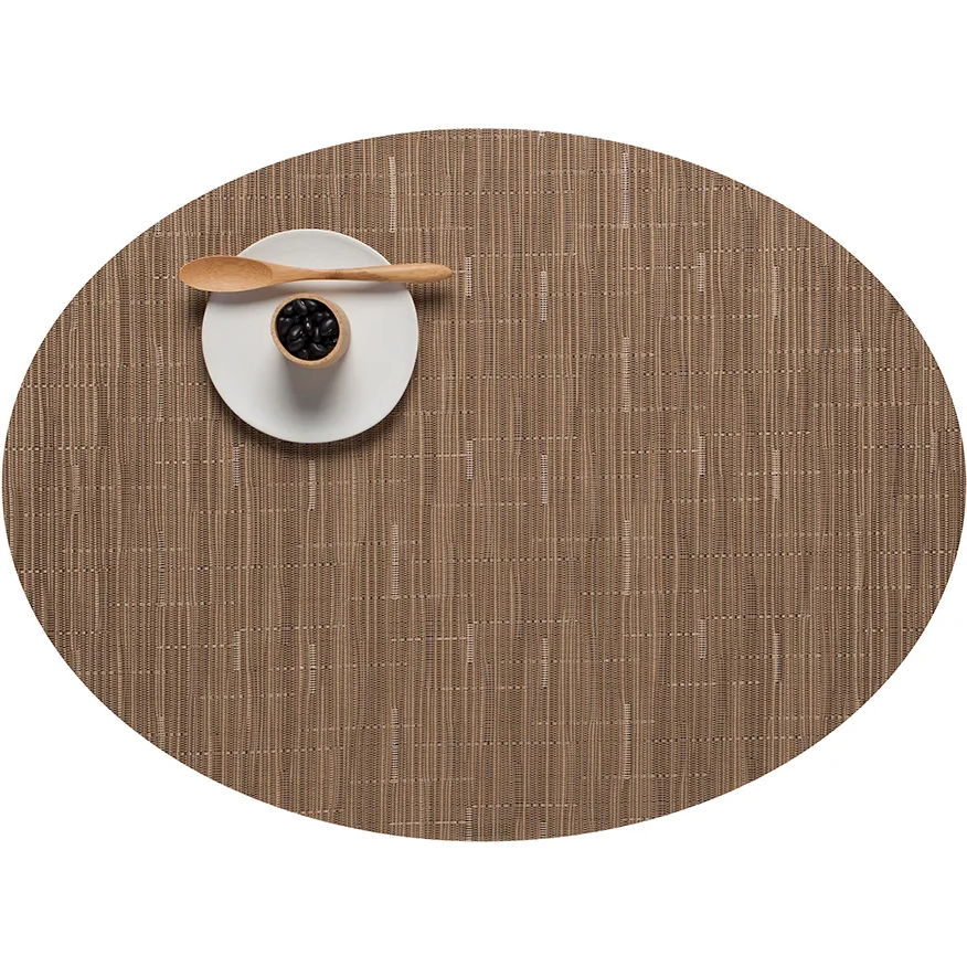 Chilewich Bamboo Oval Placemat - Camel