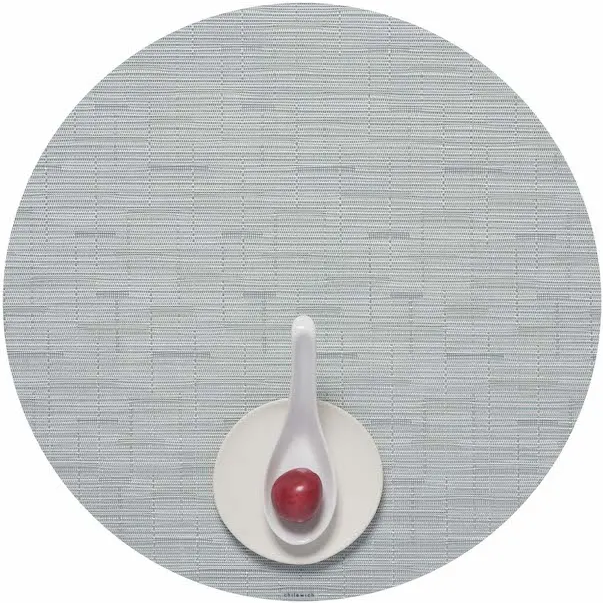 Chilewich Bamboo Round Placemat - Seaglass