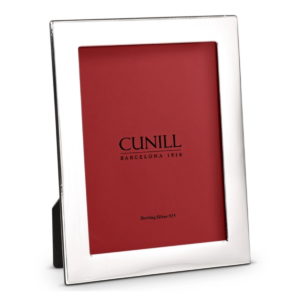 Cunill Tiffany Plain 8x10 Non-Tarnish Sterling Silver Picture Frame