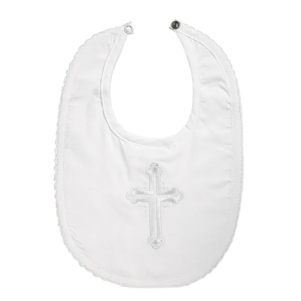 Elegant Baby Boy Christening Bib