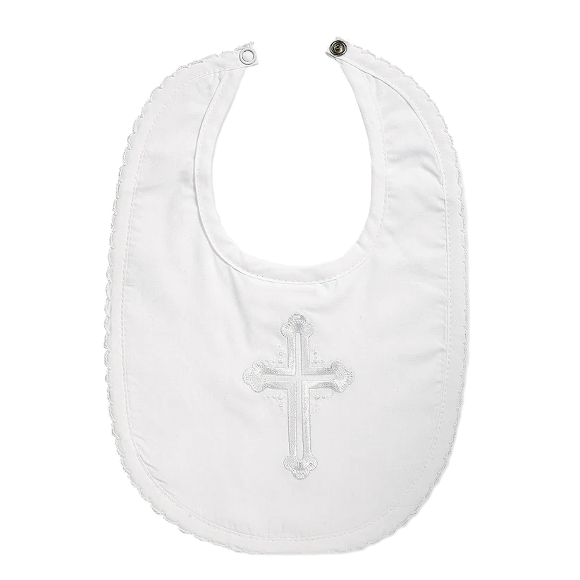 Elegant Baby Boy Christening Bib