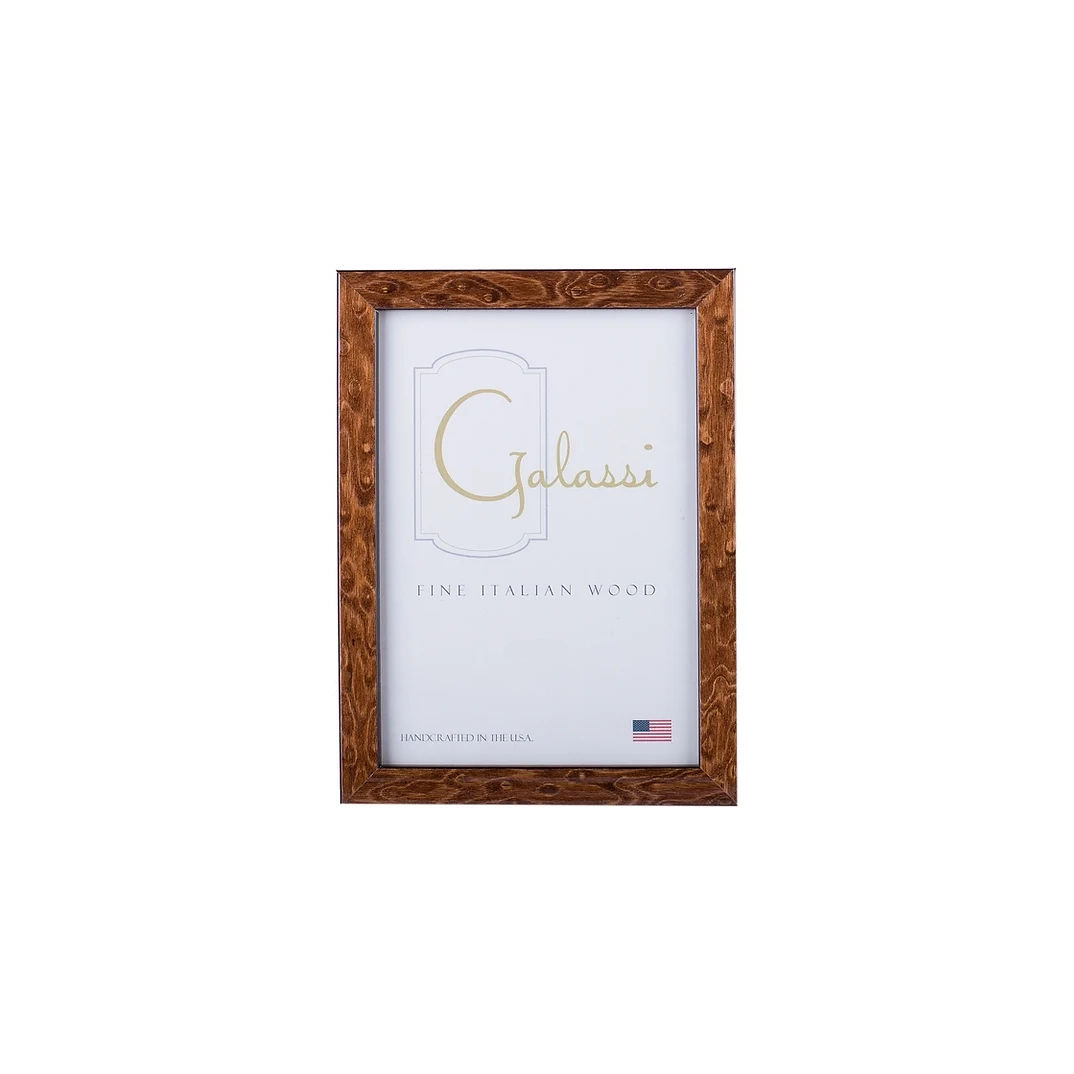 FG Galassi Thin Brown Burl 4×5 Frame