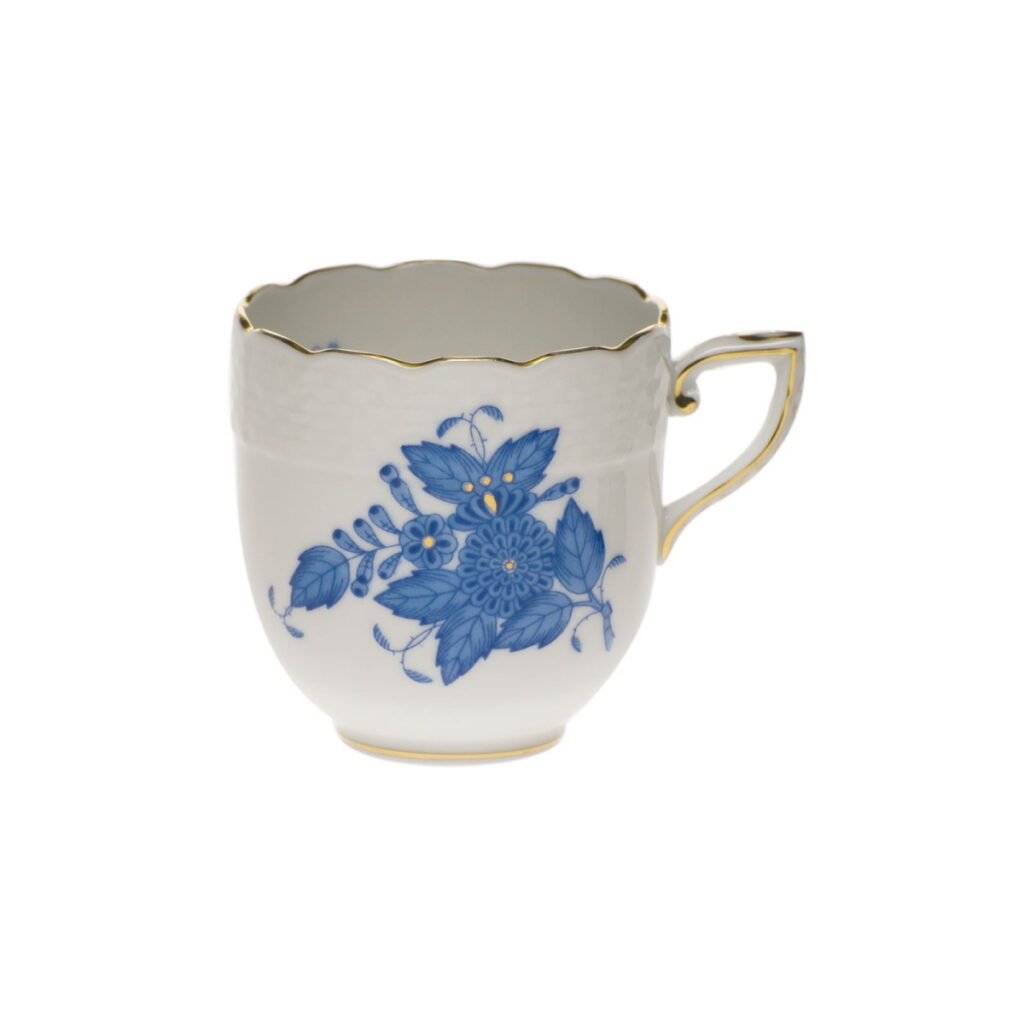 Herend Chinese Bouquet Blue After Dinner Cup