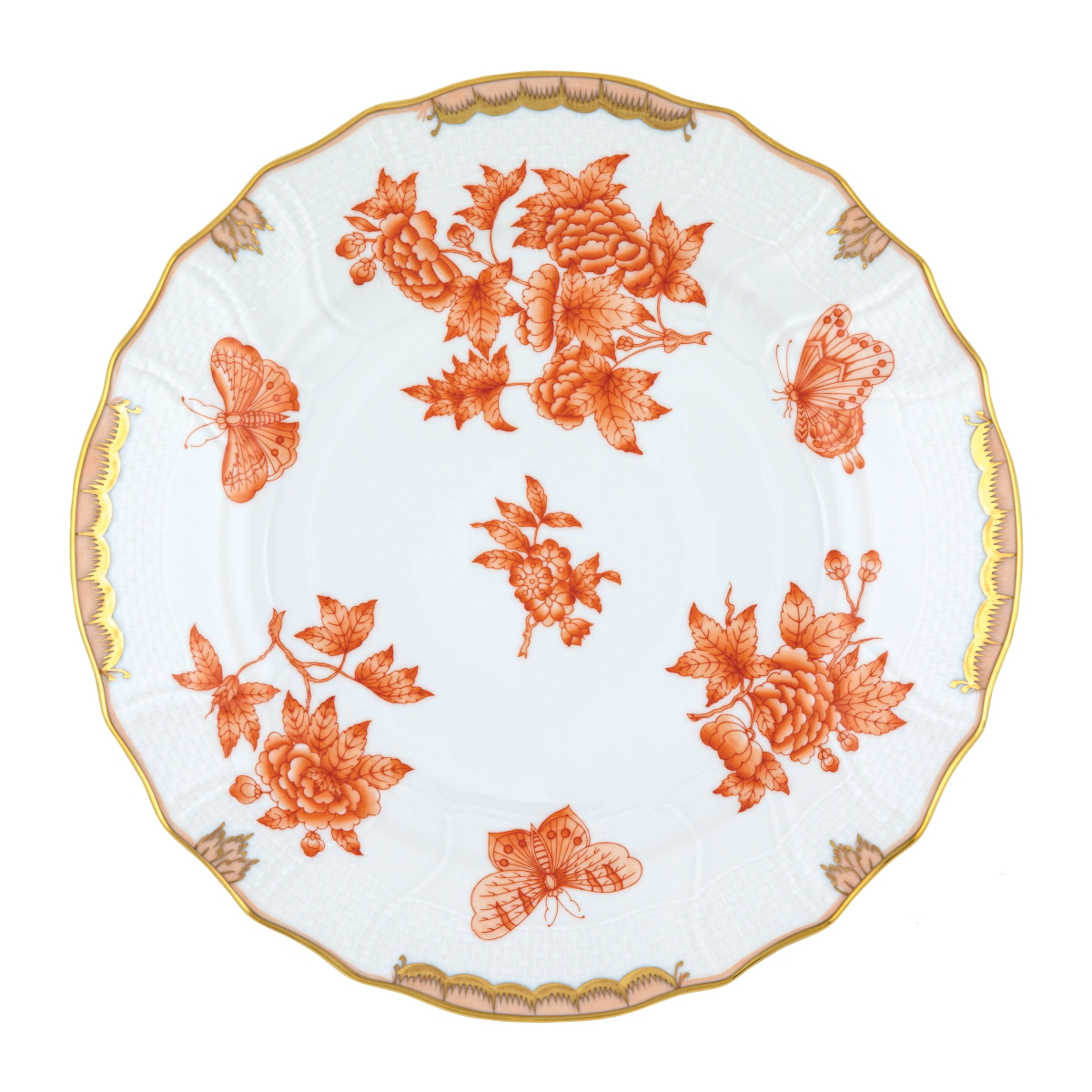 Herend Fortuna Dinner Plate - Rust