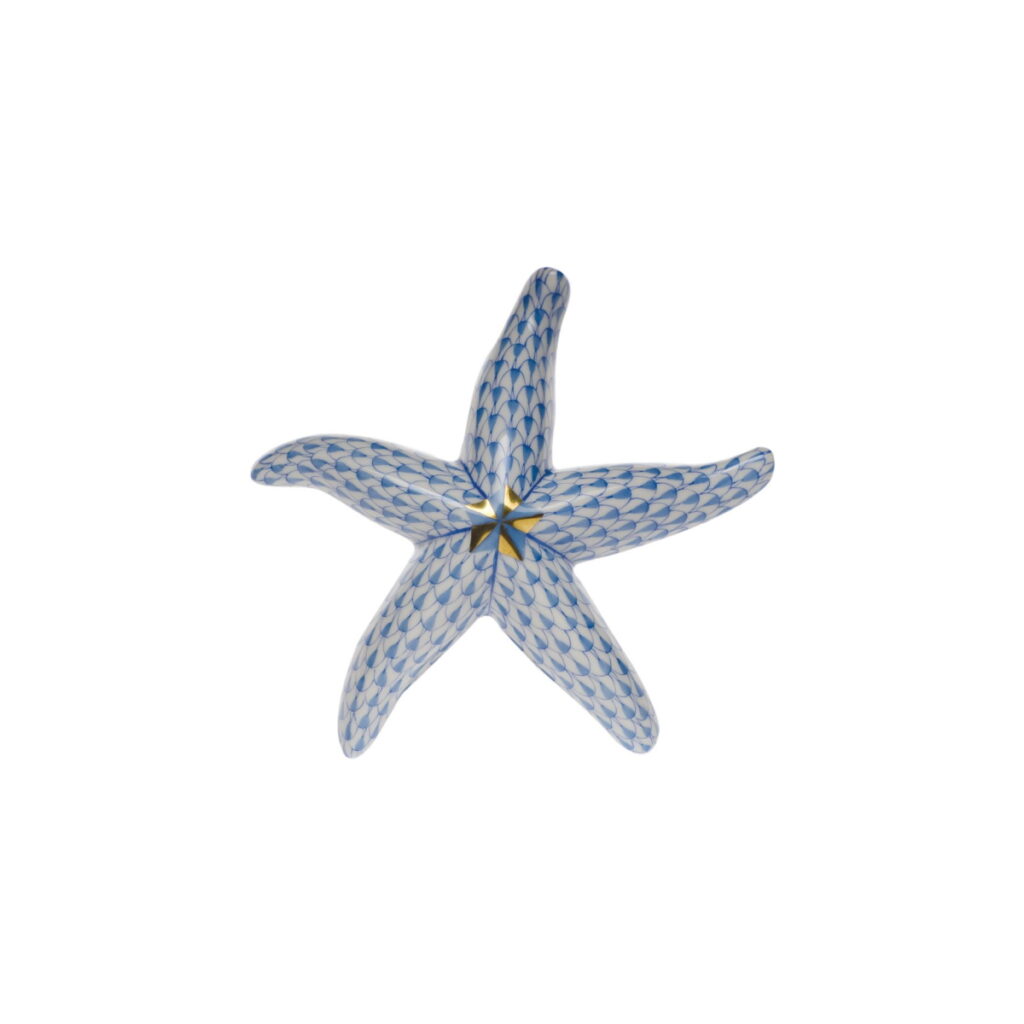 Herend Medium Starfish - Blue