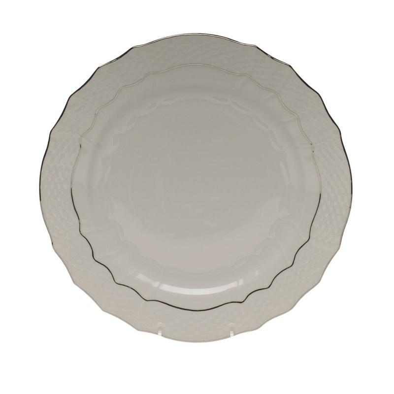 Herend Platinum Edge Service Plate