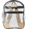 Jon Hart Clear Backpack - Black