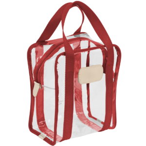 Jon Hart Clear Shag Bag – Red