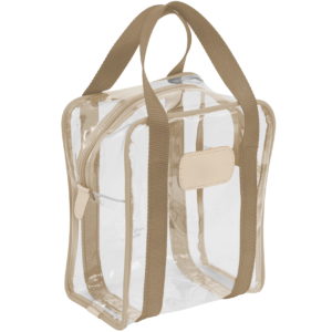 Jon Hart Clear Shag Bag – Tan