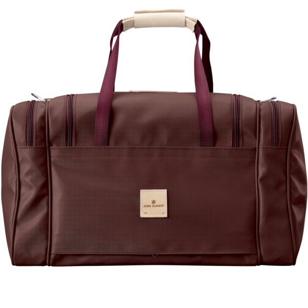Jon Hart Medium Square Duffel - Burgundy
