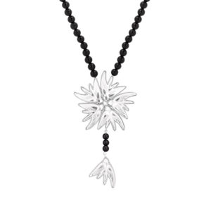 Lalique Hirondelles Necklace - Onyx