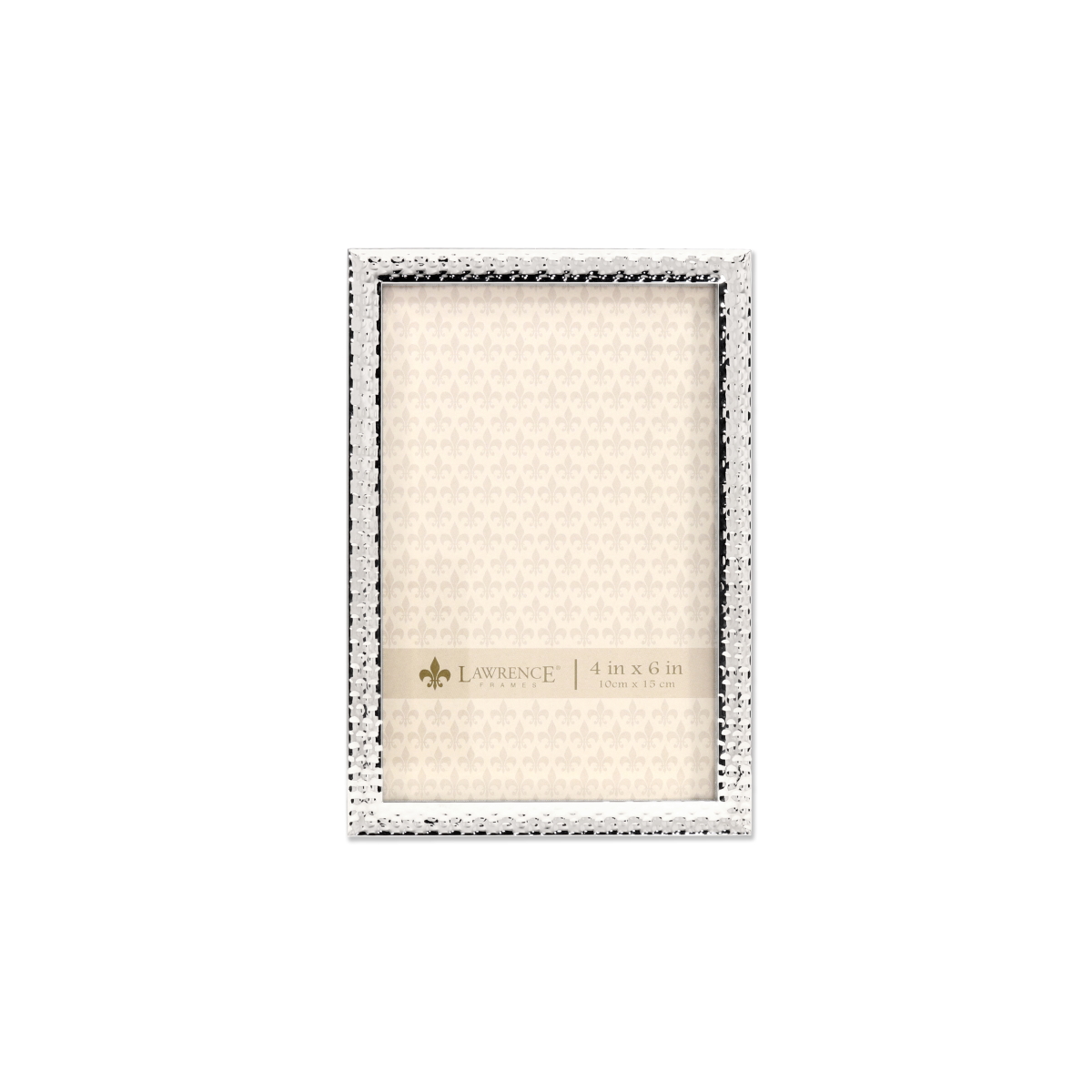 Lawrence Silver Hammer 4x6 Picture Frame