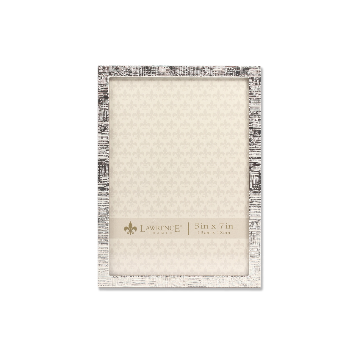 Lawrence Silver Linen 5x7 Picture Frame