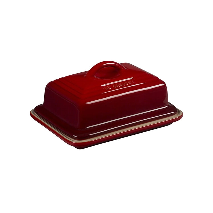 Le Creuset European Butter Dish - Cerise