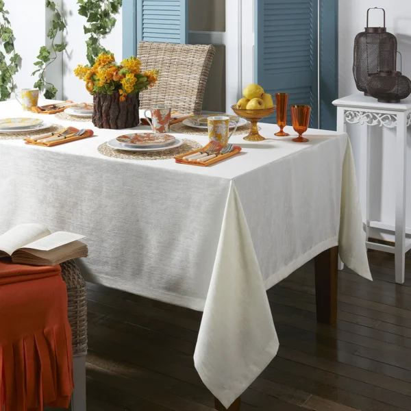 Lisbon Tablecloth - White
