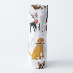 Little Unicorn Cotton Muslin Swaddle Blanket - Woof