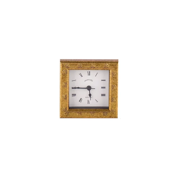 Marcelli Thin Gold Clock