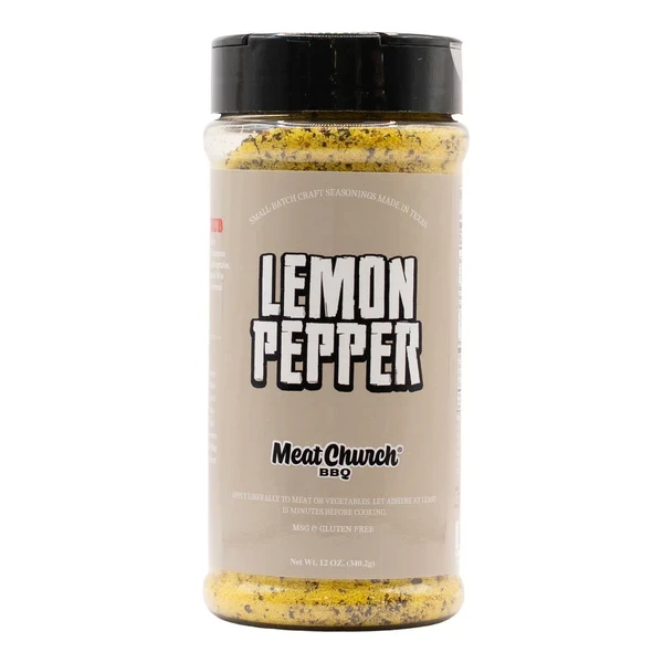 Meat Church Lemon Pepper Seasoning, 12 oz