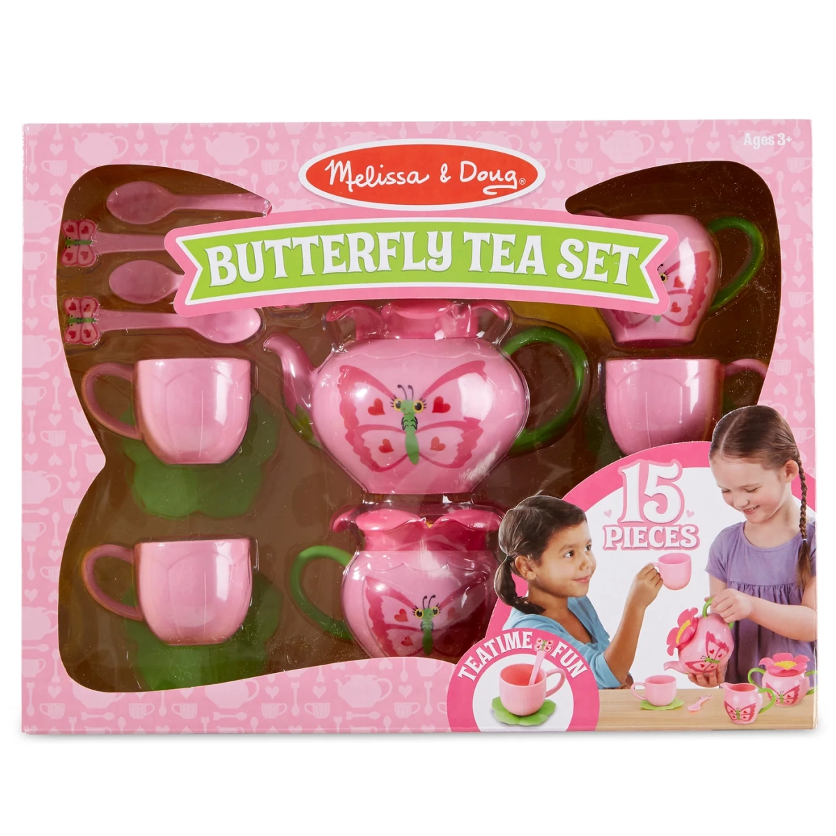 Melissa & Doug Butterfly Tea Set