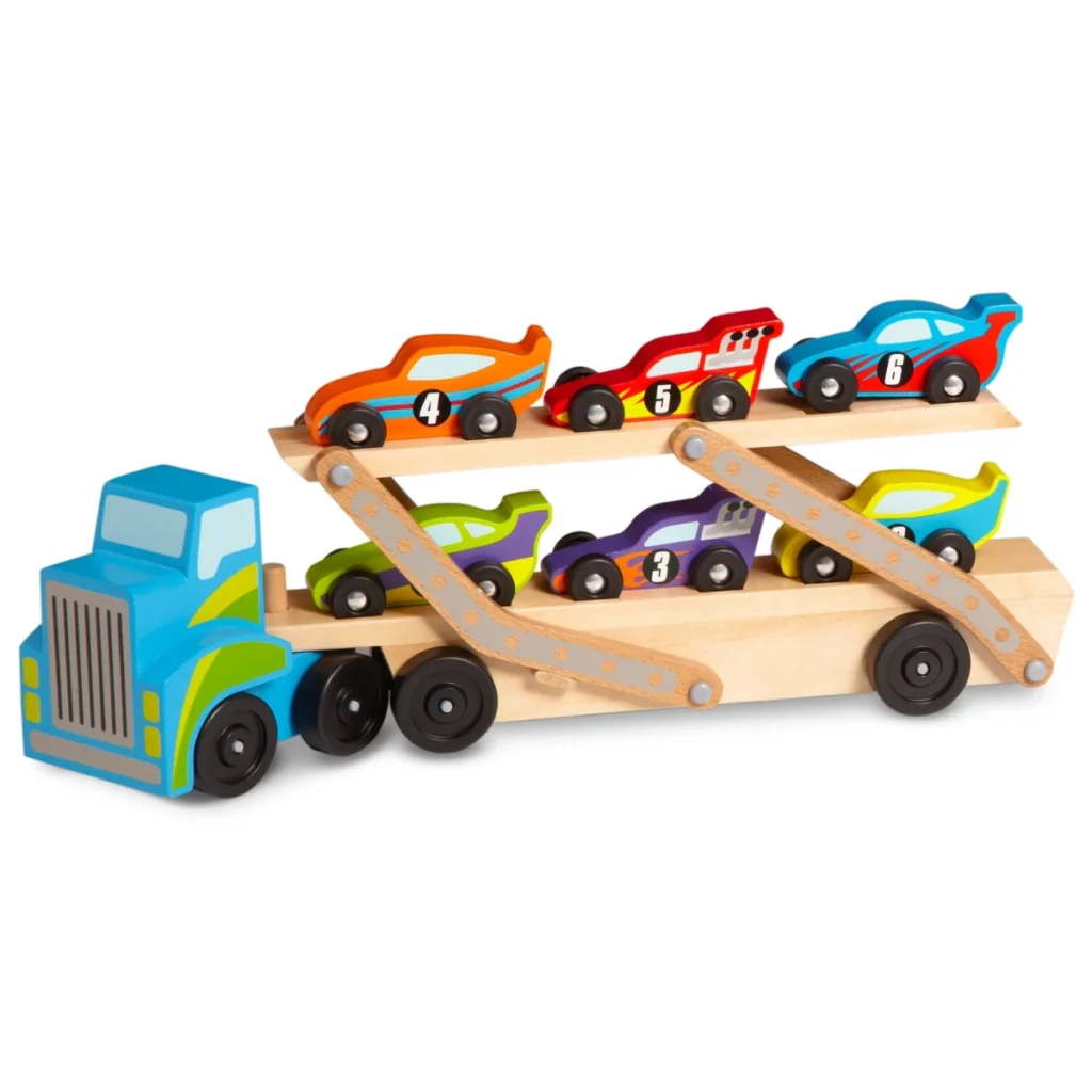 Melissa & Doug Mega Race-Car Carrier