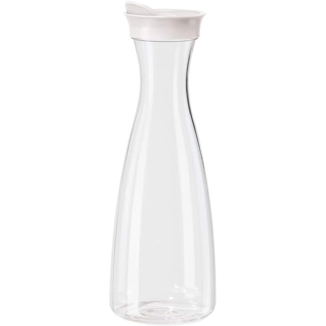Oggi Clear Carafe with Flip Open Lid