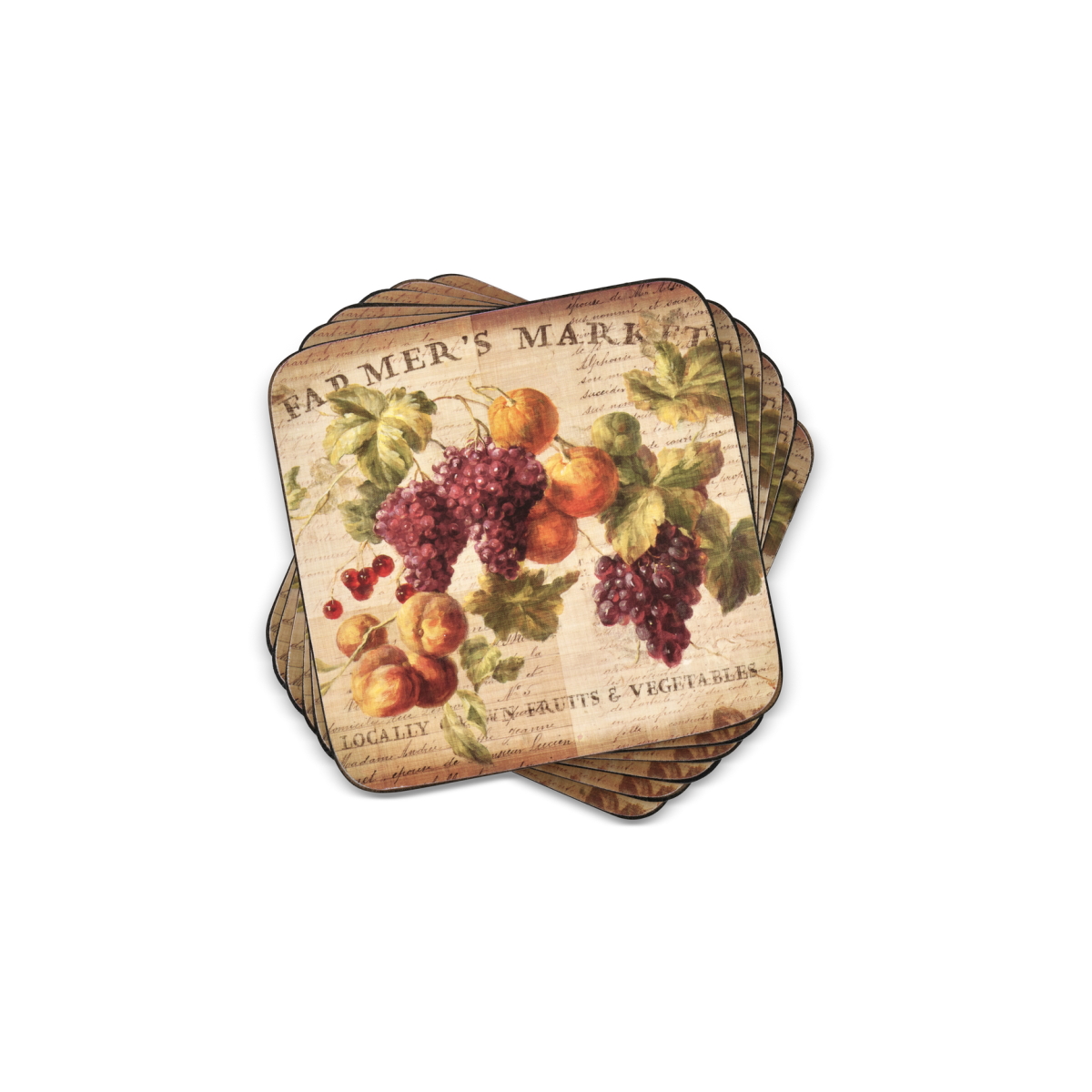 Pimpernel Abundant Fall Coaster Set