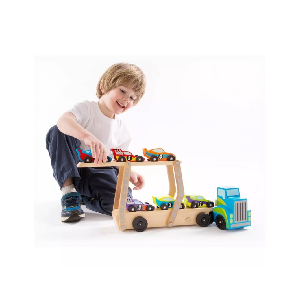Melissa & Doug Mega Race-Car Carrier