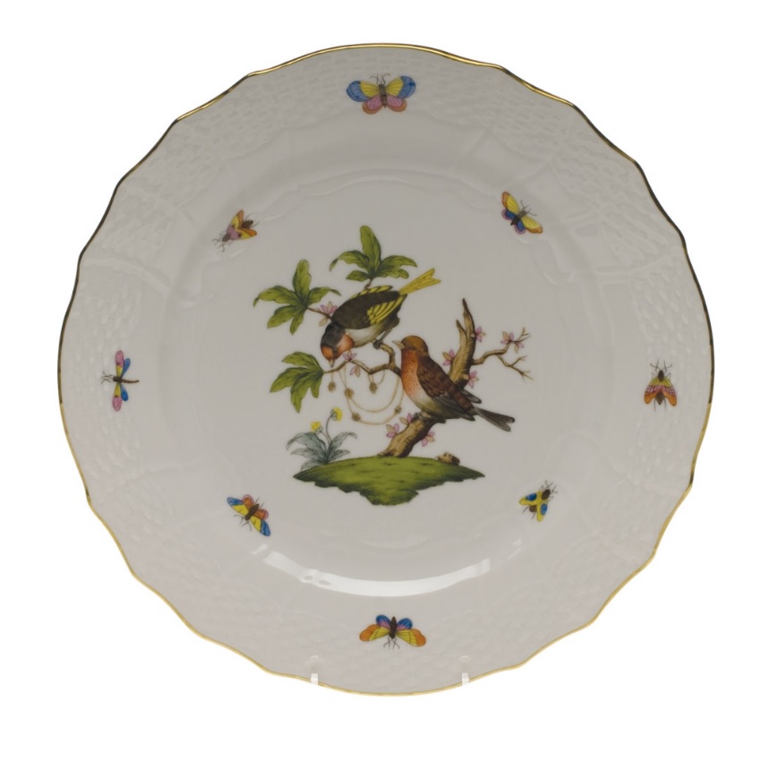 Herend Rothschild Bird Service Plate Motif #10