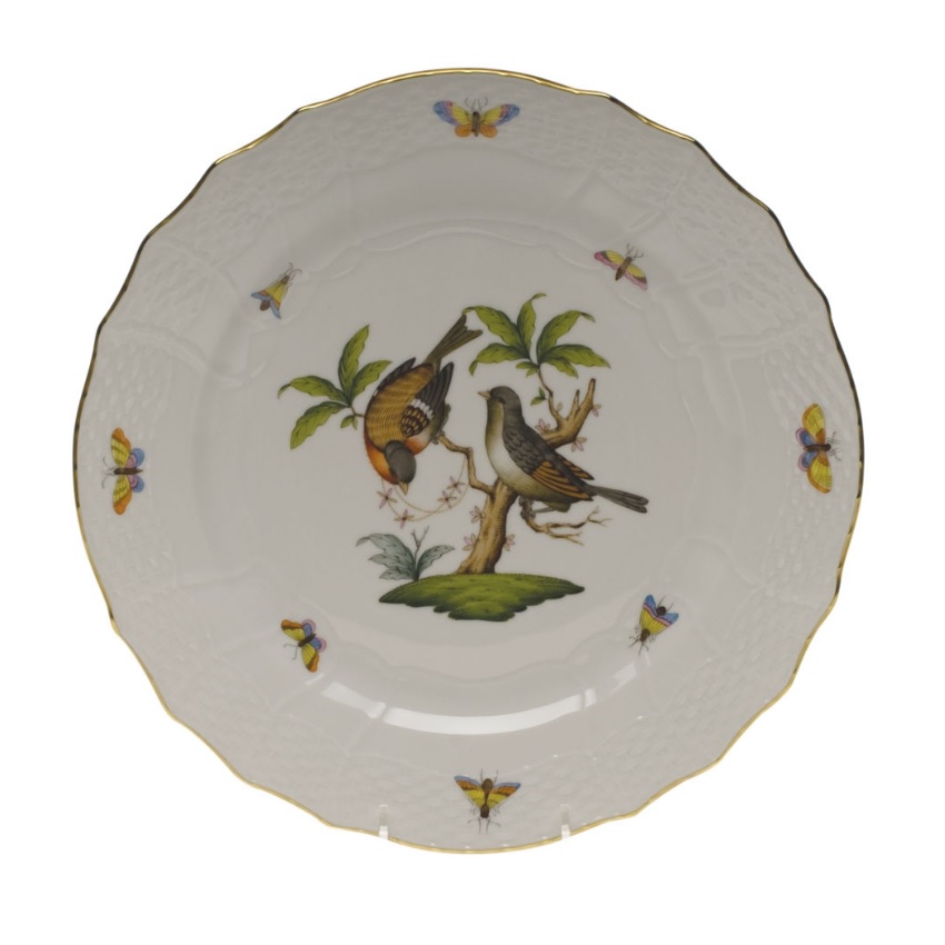 Herend Rothschild Bird Service Plate Motif #12