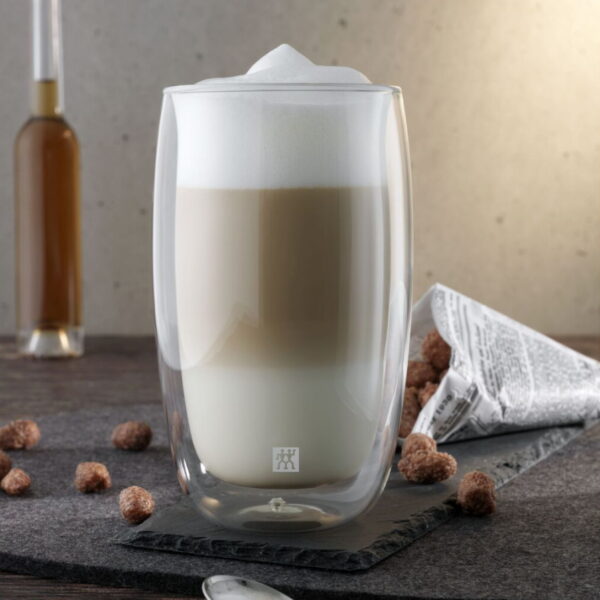 Sorrento Plus Double Wall 2-pc Latte Glass Set2