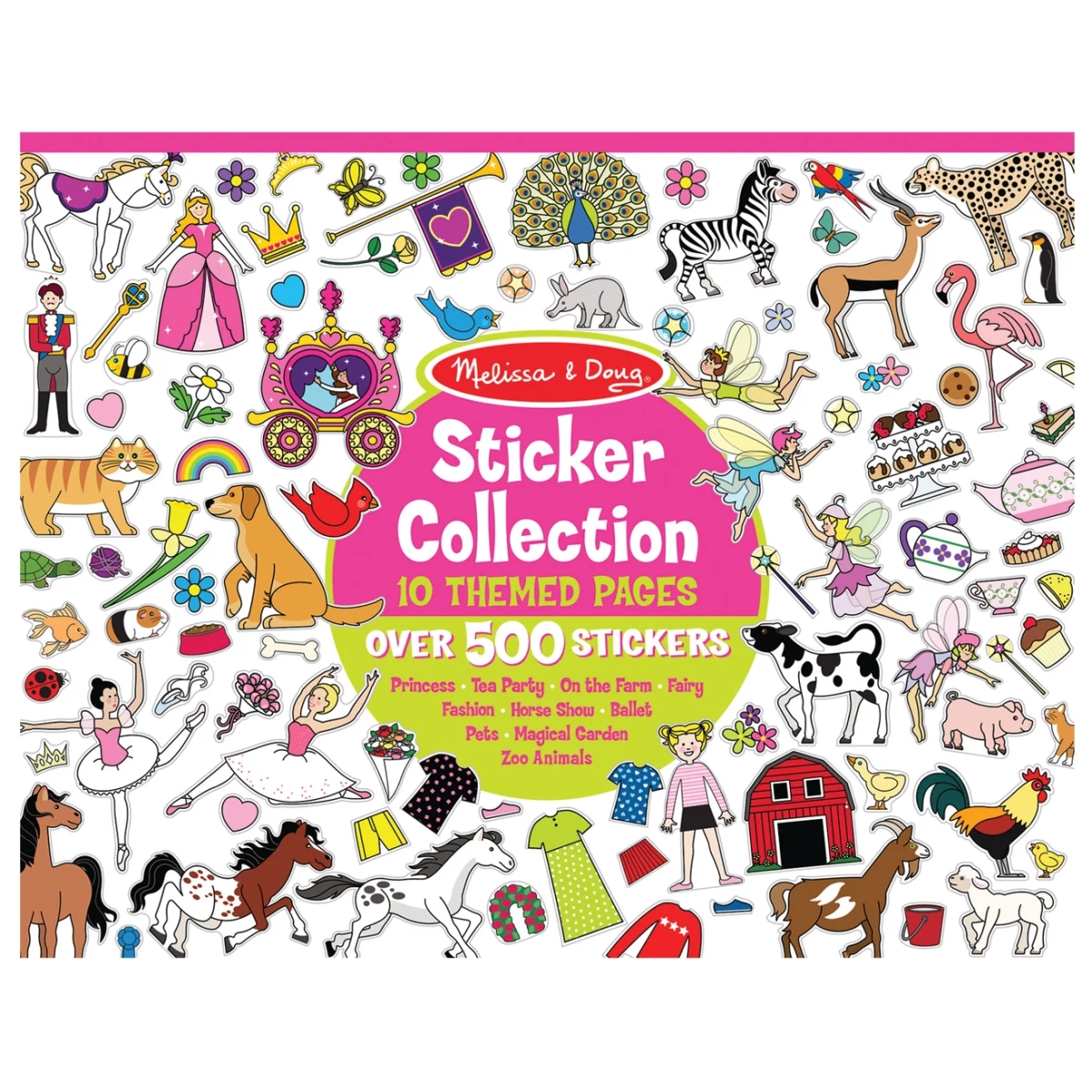 Sticker Collection - Princesses, Tea Party, Animals, and More