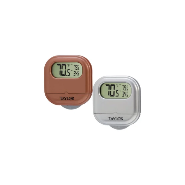 Taylor Digital Indoor and Outdoor Thermometer with Suction Cup