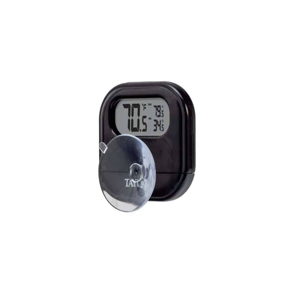 Taylor Digital Indoor and Outdoor Thermometer with Suction Cup2