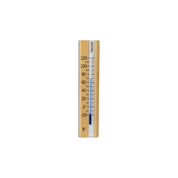 Taylor Wood Indoor Wall Thermometer