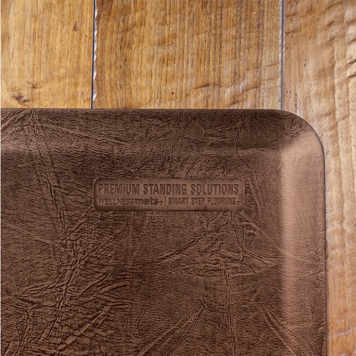 WellnessMat Vintage Leather 3'x2' Light Antique Comfort Mat
