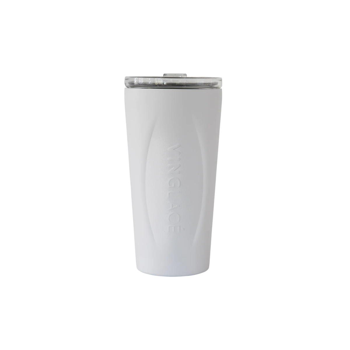 Vinglacé Glass Lined Tumbler - White