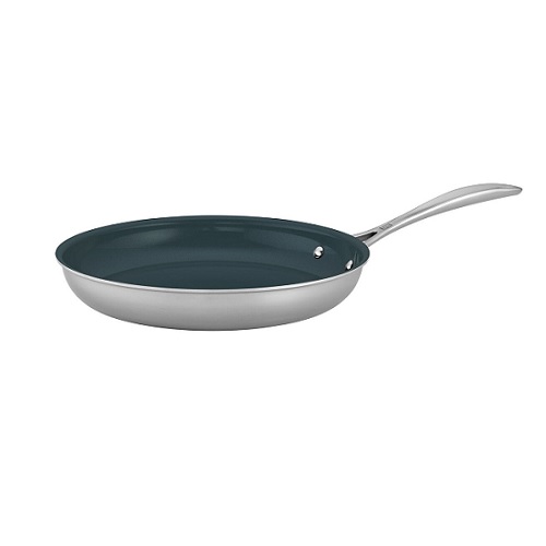 Zwilling Clad CFX Stainless Steel Ceramic Non-Stick Frying Pan