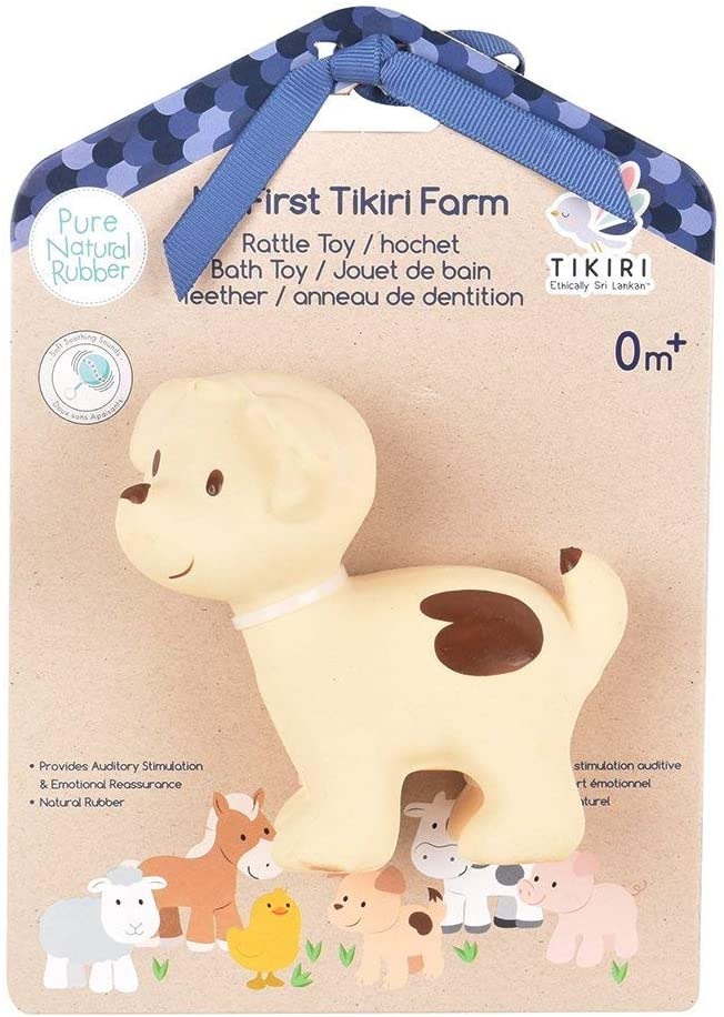 Natural Rubber Puppy Rattle